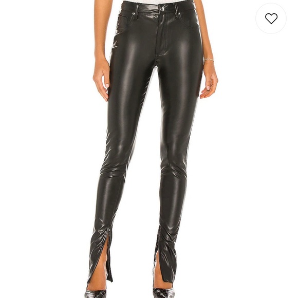 Revolve Faux Leather Skinny Pants 